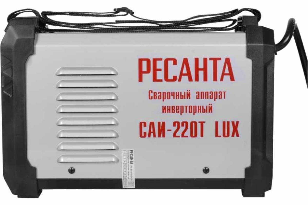 Сварочный аппарат инверторный Ресанта САИ-220Т LUX (ММА, 220 А, ПВ - 70%)