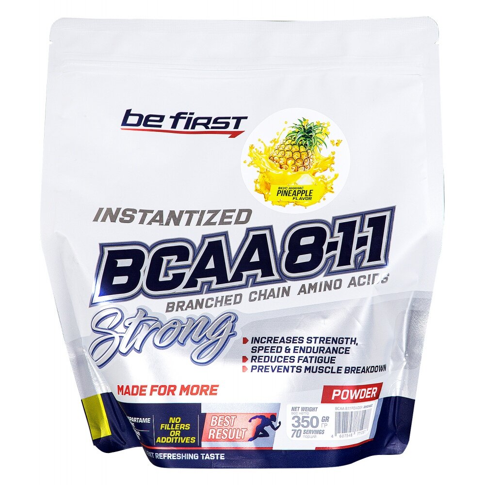 BCAA 8:1:1 Strong Instantized, 350 г, Pineapple / Ананас