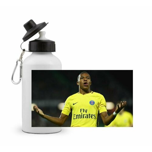 фото Спортивная бутылка kylian mbappe lottin, килиан мбаппе лоттен №5 goodbrelok