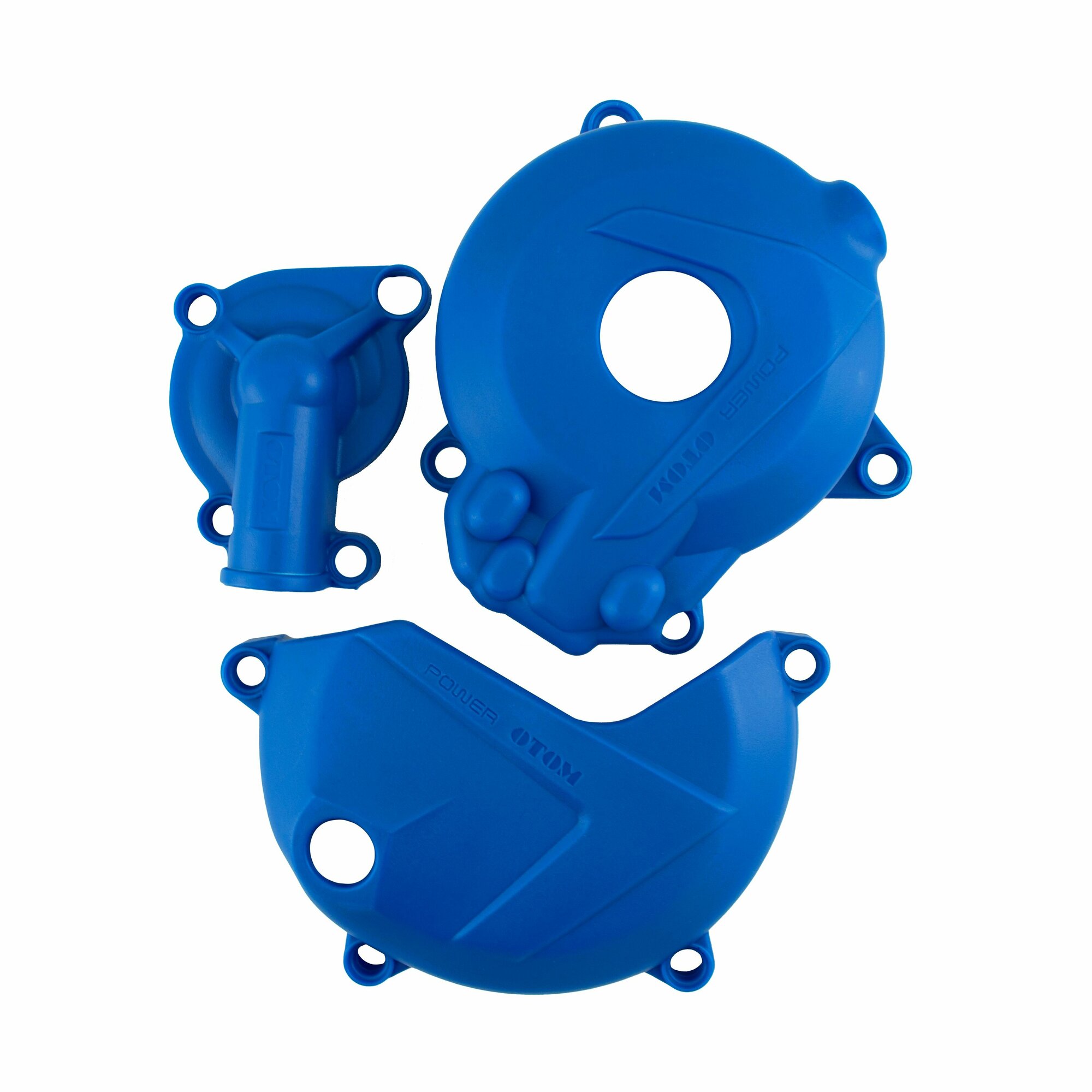 Защита крышек двигателя пластиковая (компл. 3 шт.) OTOM ZS 177FMM (NC250), синий