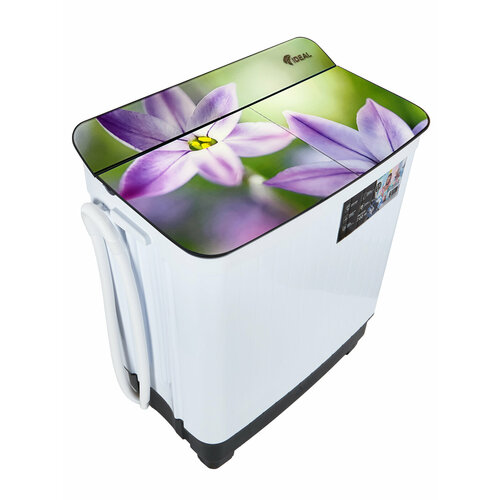 Стиральная машина полуавтомат IDEAL ID-75 белая L с отжимом 1300 обм слив-автомат активаторная 2131200₽