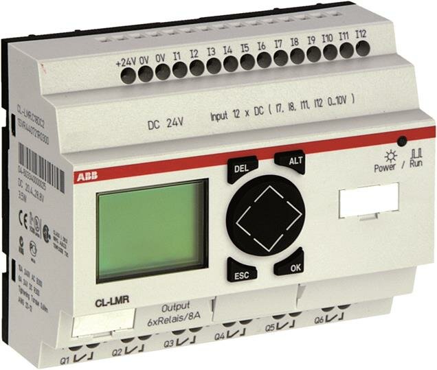 Контроллер программируемый модульный ~100-240В 12I/6O-Реле CL-LMR. C18AC2 ABB 1SVR440723R0300