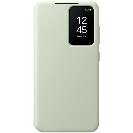 Чехол-книжка Samsung для Galaxy S24, Smart View Wallet Case, зеленый (EF-ZS921CGEGRU)