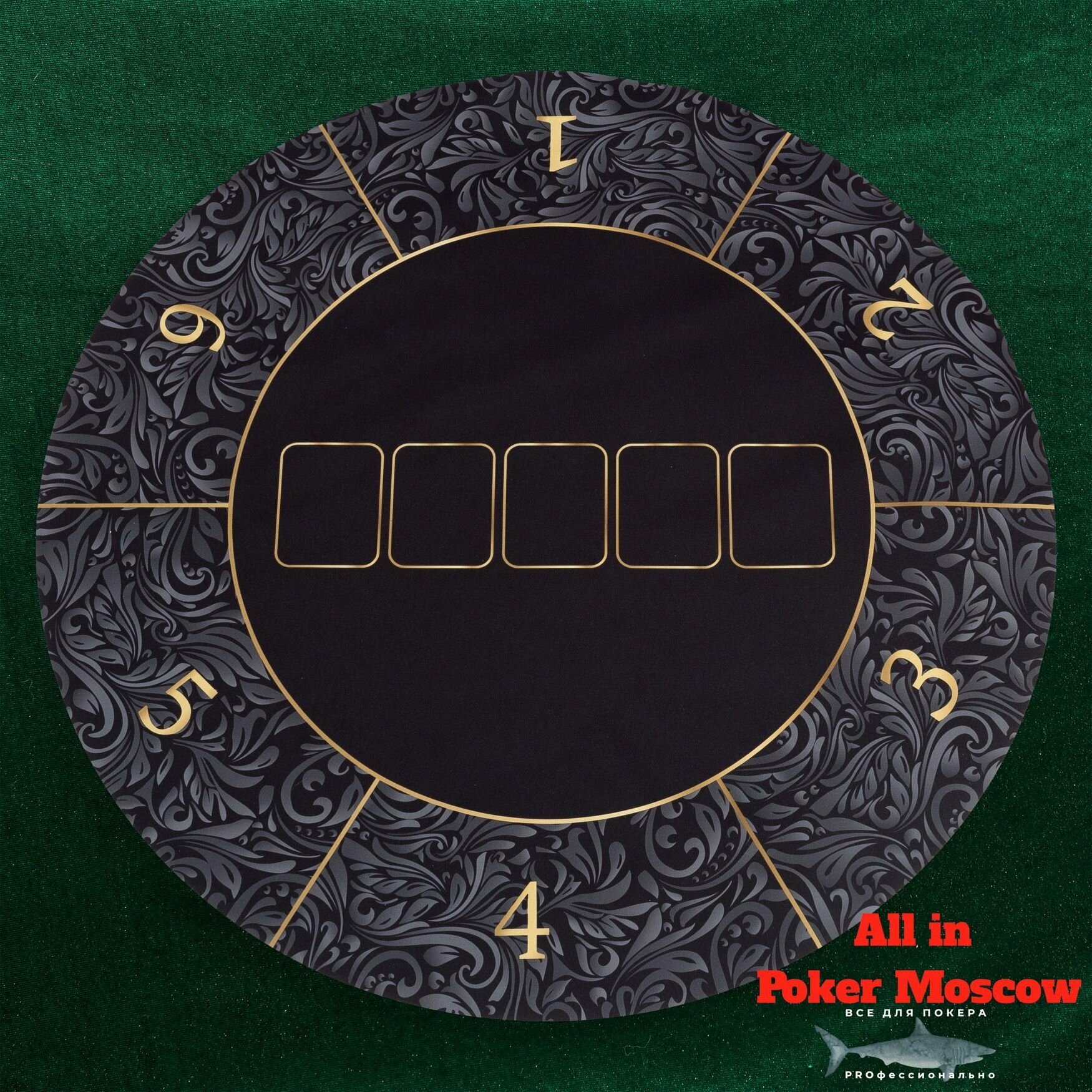 Покерное сукно круглое диаметр 80 см