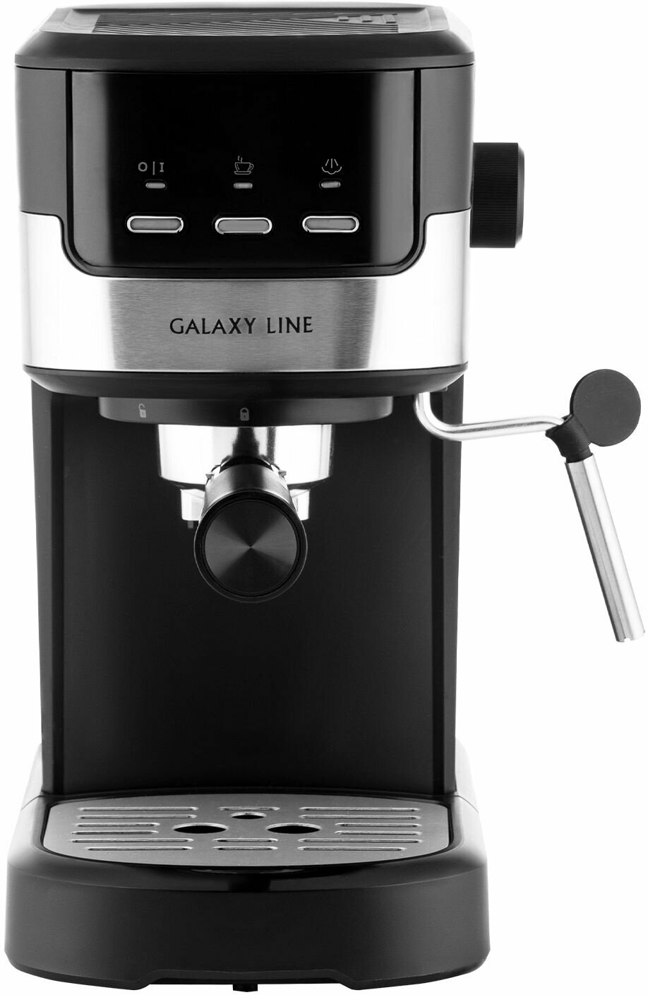 Кофеварка рожковая Galaxy Line GL 0757 1350Вт серебристый - фотография № 12