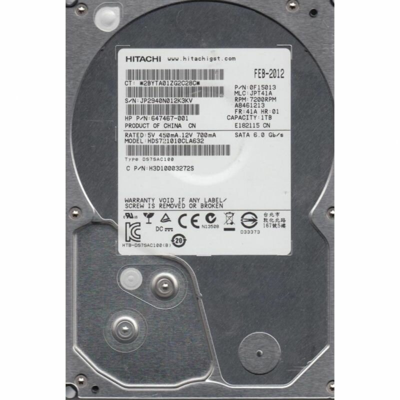 Внутренний жесткий диск HGST HDS721010CLA632 1 Тб