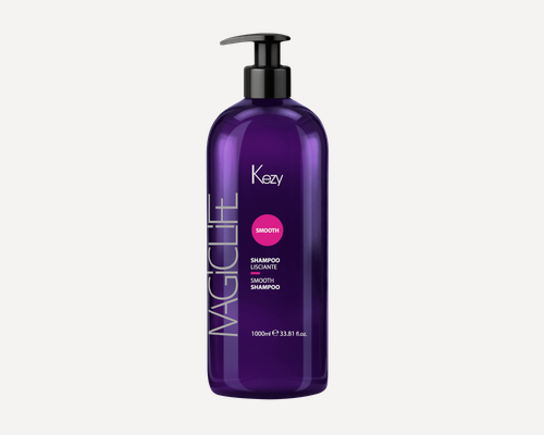 Изображение товара Шампунь KEZY Magic Life Smoohth, для вьющихся волос, 1 л, с дозатором, без сульфатов