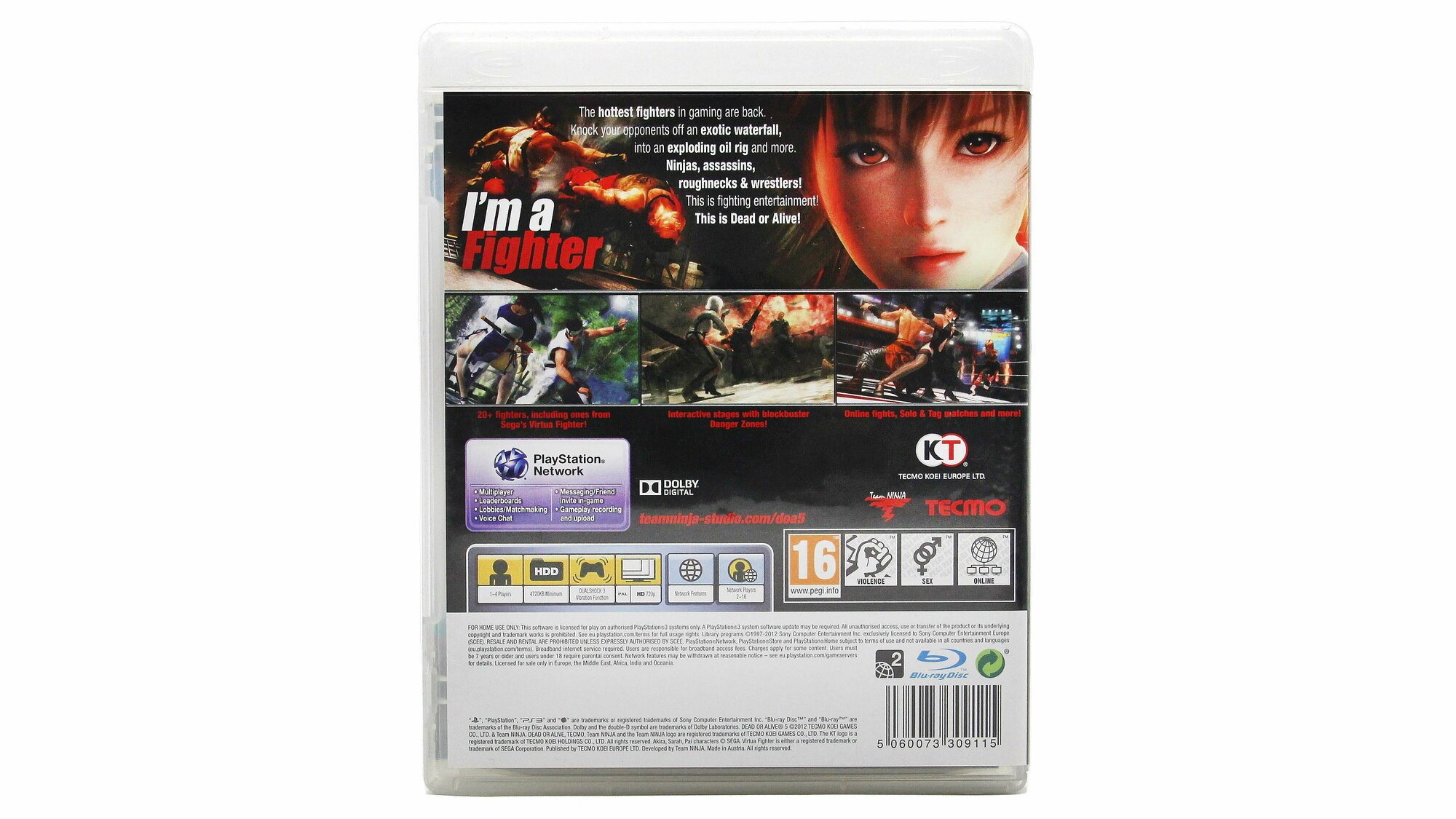 Dead or Alive 5 [PS3, английская версия] — купить в интернет