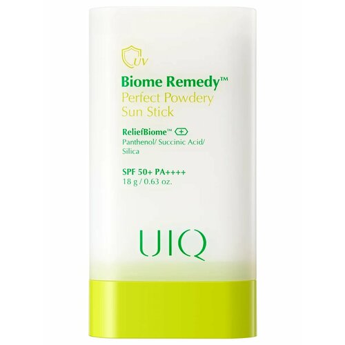 Пудровый солнцезащитный стик UIQ SPF50 Biome Remedy Perfect Powdery Sun Stick 18 гр