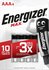 Батарейки щелочные Energizer MAX AAA (мизинчиковые), в упаковке 4...