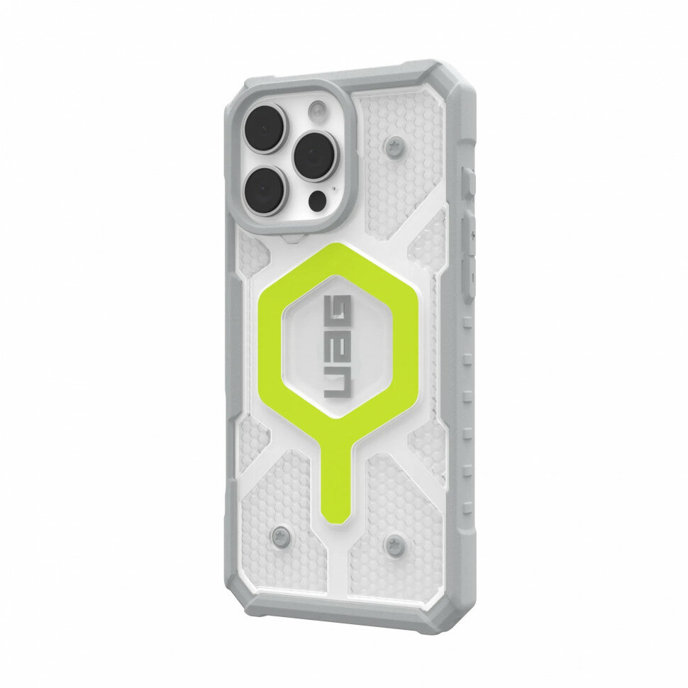 Чехол UAG Pathfinder с MagSafe для iPhone 16 Pro Max Active Neon неон 114465118181 — фото 1