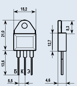 Триод КТ896А, 1992 год, (упаковка 3 штуки) — фото 1