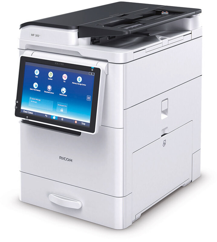 МФУ лазерное Ricoh MP 305+SPF (417435), белый/черный