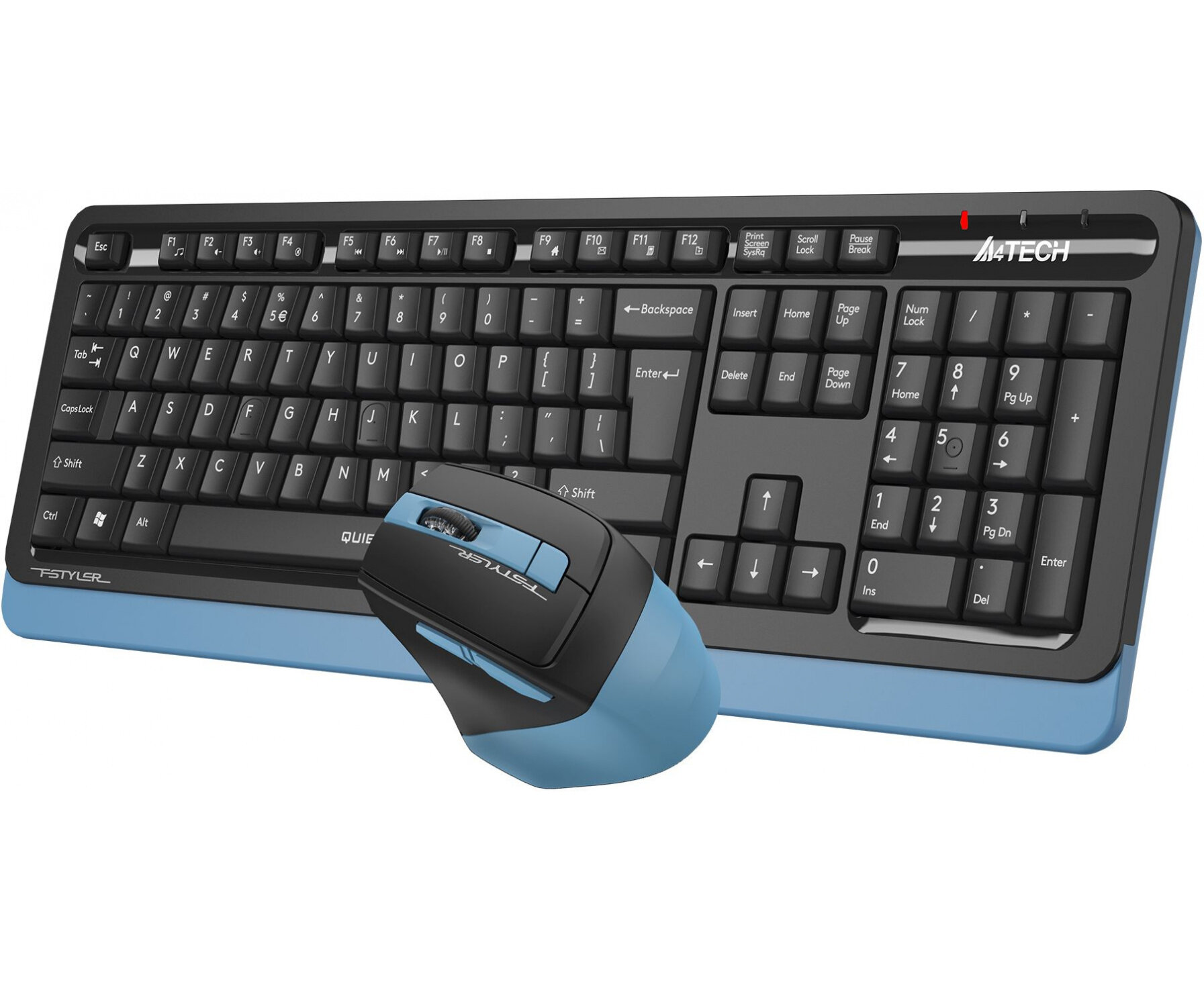 Клавиатура + мышь A4Tech Fstyler FGS1035Q клав: черный/синий мышь: черный/синий USB беспроводная Multi — фото 1