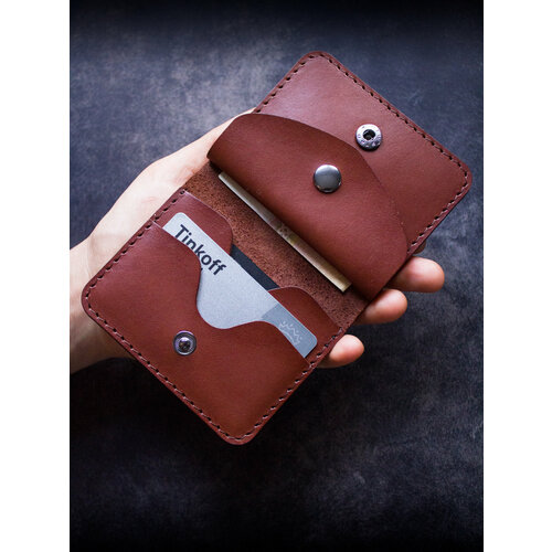 Картхолдер KOVACH фактура матовая коричневый 1790₽