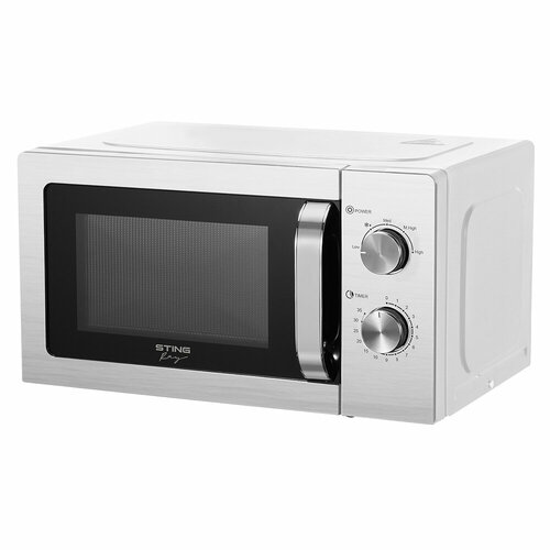 Микроволновка микроволновая печь СВЧ STINGRAY ST-MW159A белыйхром 1500Вт 23л белый цвет хром 8765₽