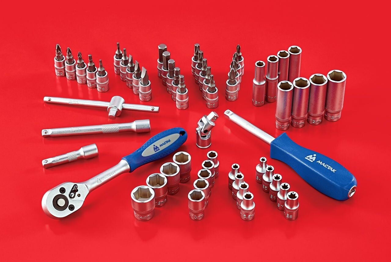 Мастак Набор инструментов универсальный, 56 предметов 01-056C — фото 1