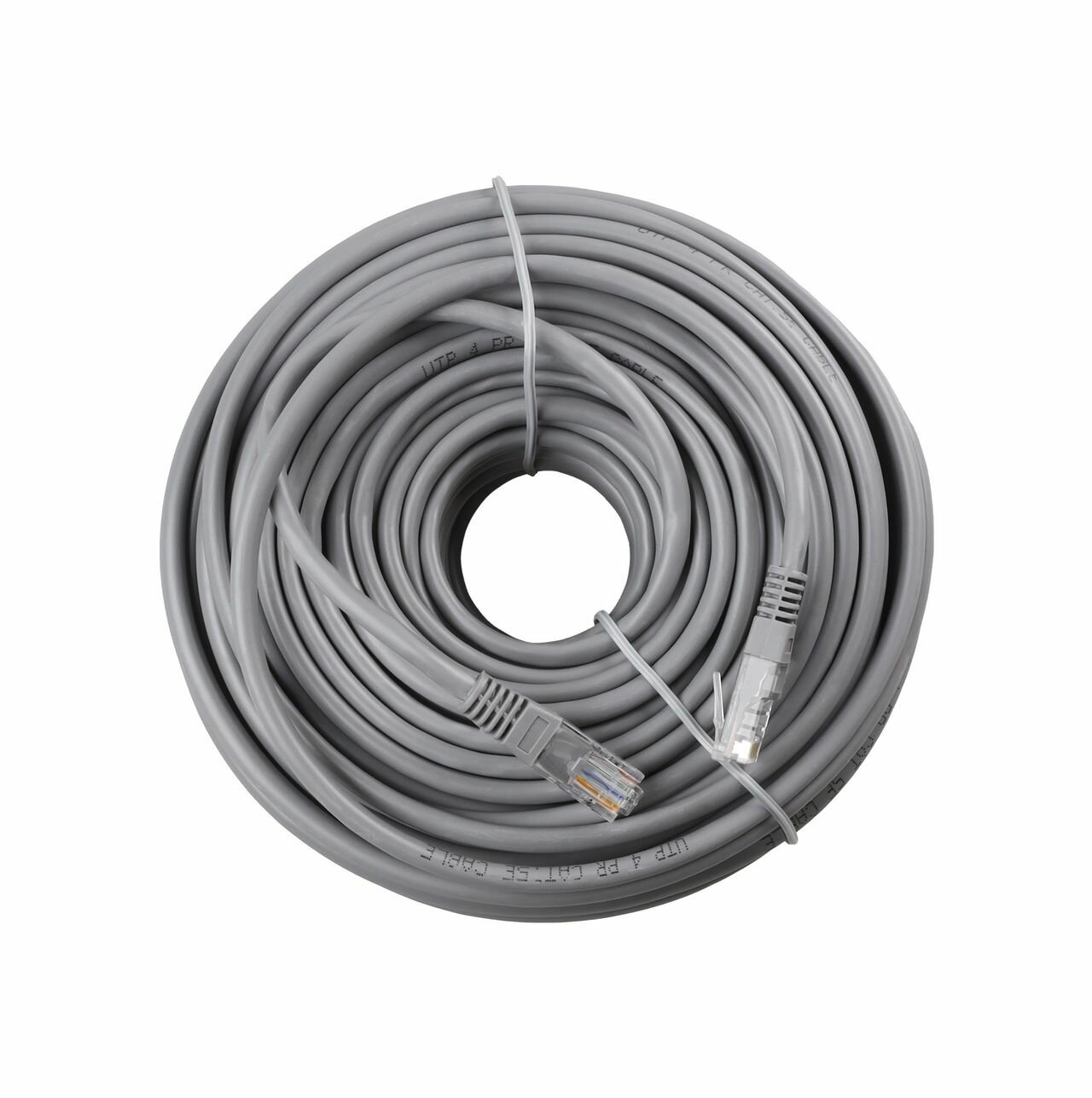 Патч-корд литой UTP, для интернета, 5 метров, серый — фото 1