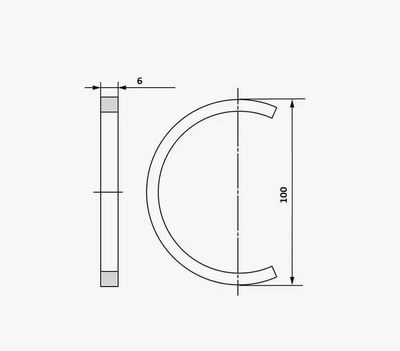 Кольцо SR100х6 ZHLRU — фото 1