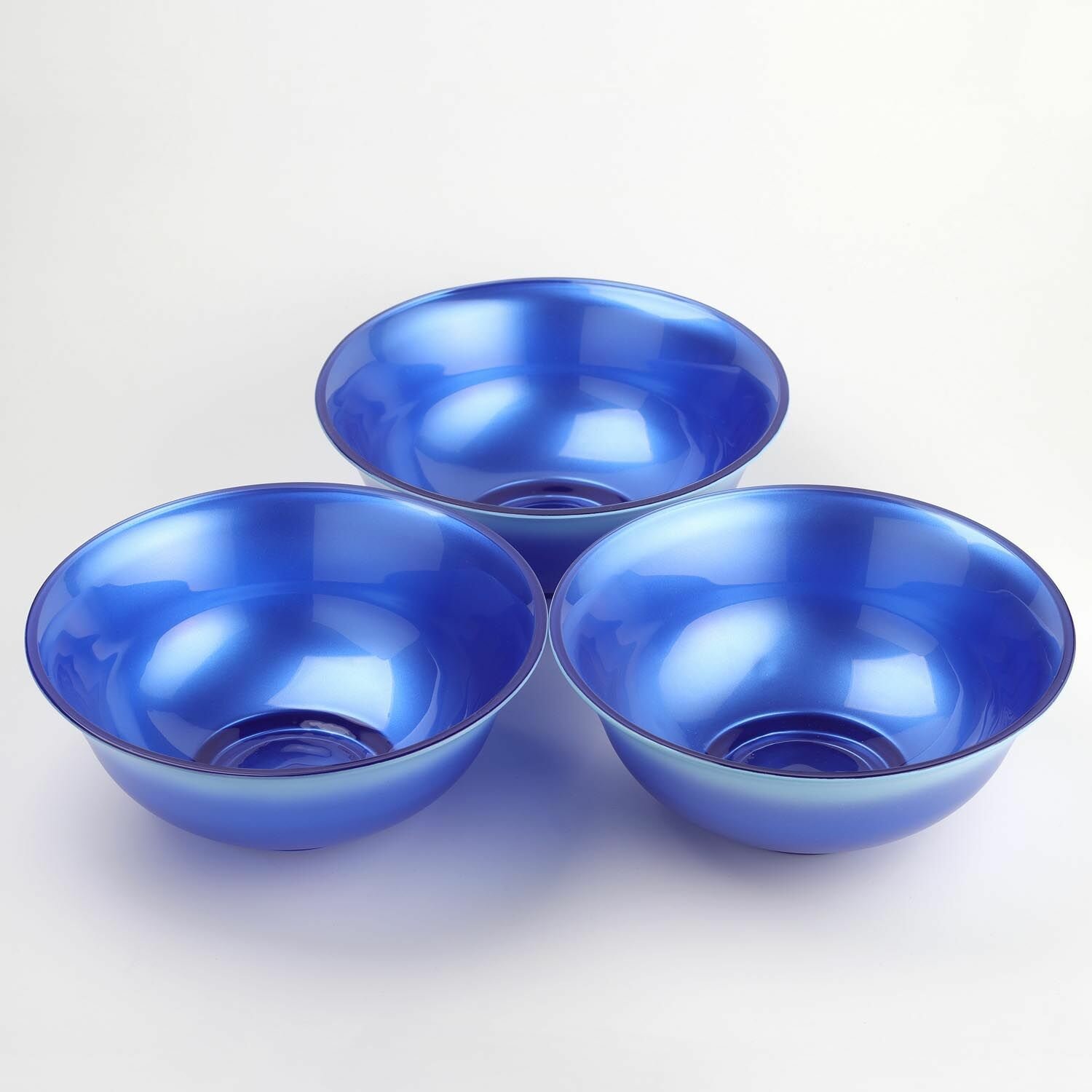 1/2 Перламутр+Незабудка Азия-Набор 3шт салатников d179мм — фото 1