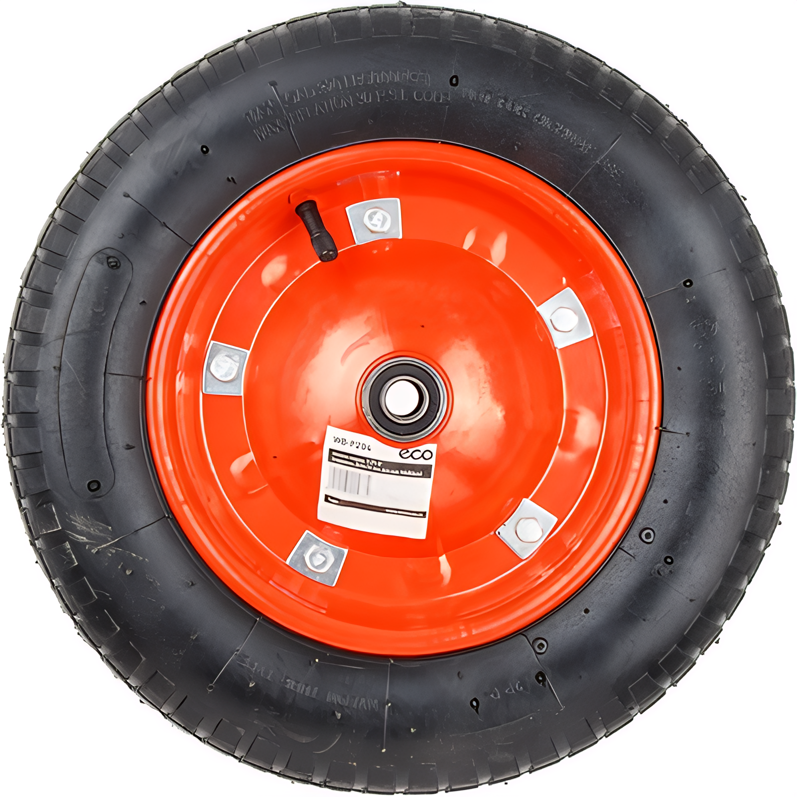 Колесо надувное 3,25-8" подшипник посадка 16x90 мм WB-P204, подходит к тачкам: WB150-1