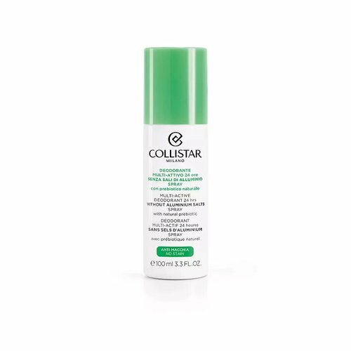 фото Дезодорант-спрей мультиактивный 24 часа без солей алюминия multi-active deodorant collistar
