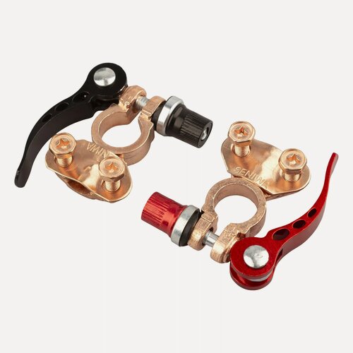 Изображение товара Клемма АКБ WB24-A1 быстросьемные медь (под зажим провода прижимной планкой ) 2шт