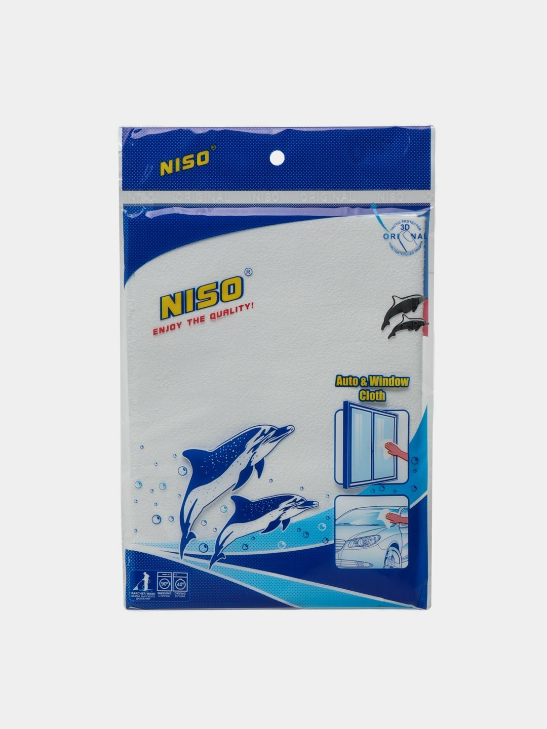 Тряпка для авто и дома Niso Delfin, для уборки, от маслянистых пятен, 17 л