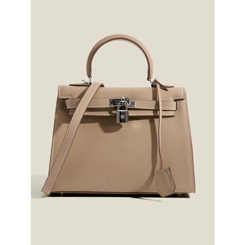 Сумка барсетка TENDANCE фактура зернистая серо-бежевый 7530₽