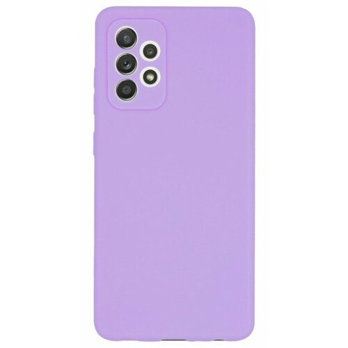 Накладка силиконовая Silicone Cover для Samsung Galaxy A73 5G A736 сиреневая