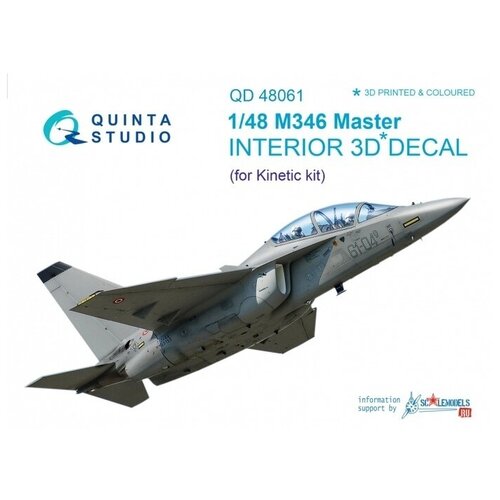 QD48061 3D Декаль интерьера кабины M346 Master (для модели Kinetic) qd48194 3d декаль интерьера кабины f 16с для модели kinetic