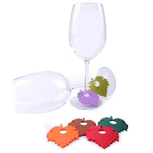 Маркеры для бокалов Wine Leaf 6шт. KPA-66260000