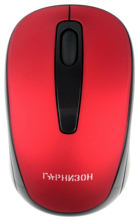 Гарнизон Мышь беспров. GMW-450-4 чип X4 красный 1000 DPI 2 кн.+ колесо-кнопка