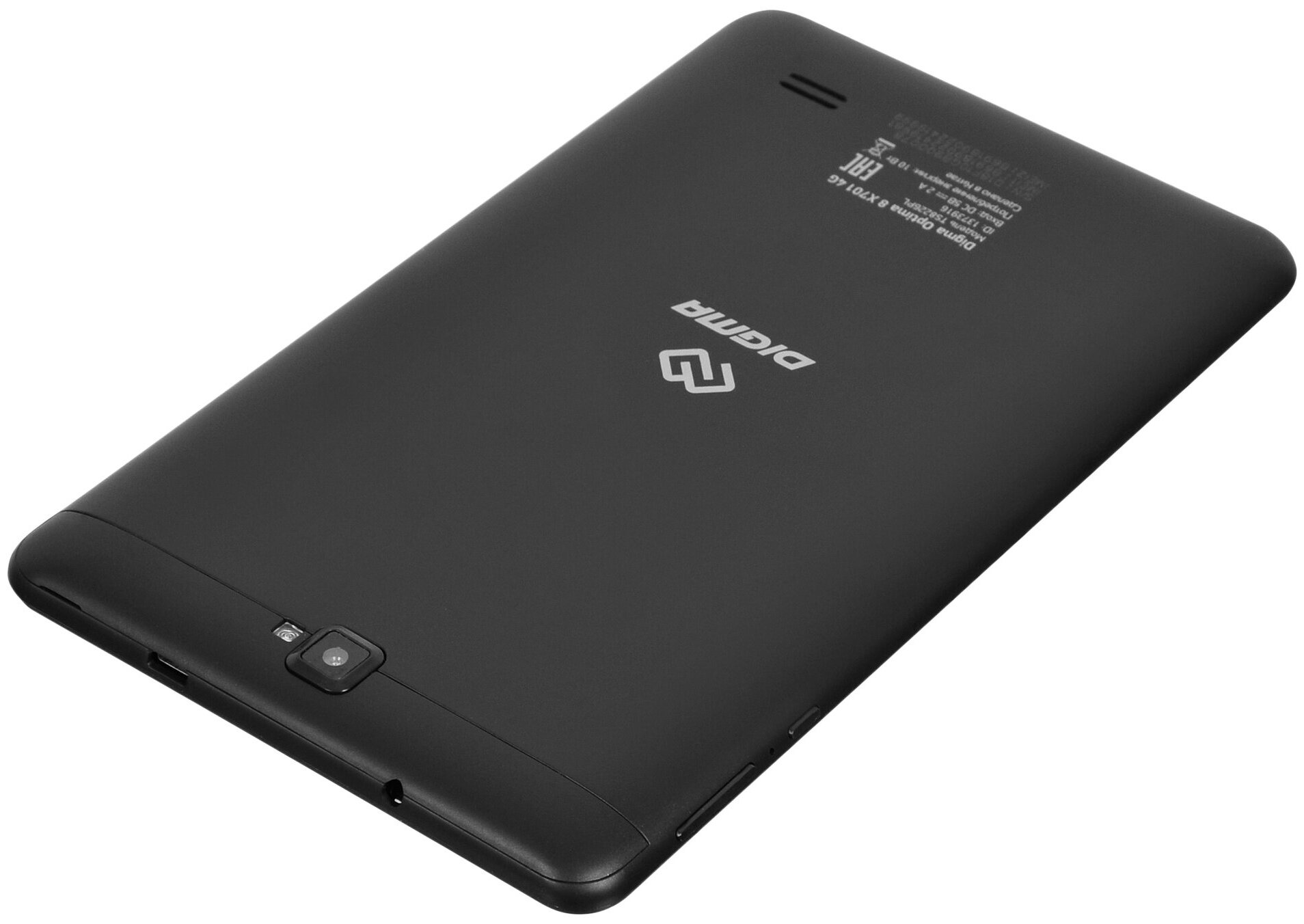 Планшет DIGMA Optima 8 X701 4G, 3ГБ, 32GB, 3G, 4G, Android 10.0 черный [ts8226pl] - фото №4