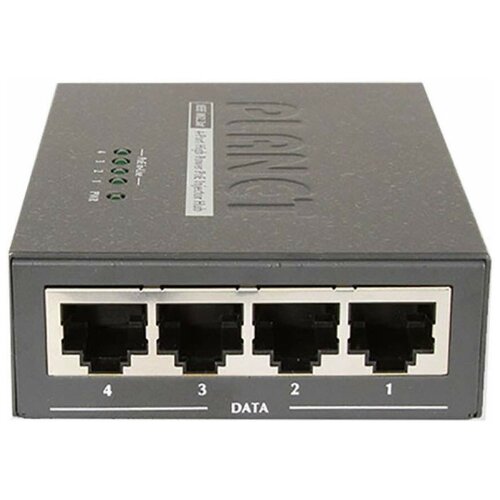 Инжектор PLANET HPOE-460 4-Port 802.3at 30W High Power over Ethernet Injector Hub - 120W External Power Adapter