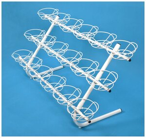 <b>Подставка</b> <b>на</b> <b>подоконник</b> Фиалка <b>на</b> 18 горшков, 100 см <span><b>цвет</b>: белый, характеристики <b>подставки</b> фиалка-18 в собранном виде: Высота 47см, 18 корзинок: нижнее кольцо 12 см</span>