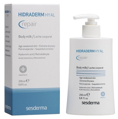 SesDerma Молочко для тела Hidraderm Hyal Repair, 200 мл