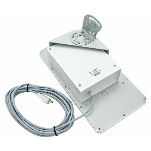 антенна для усиления мобильного интернета delta 3g 4g 20 с герметичным боксом для модема и кабелем usb 10 метров Антенна Nitsa-5 MIMO 2x2 BOX с пигтейлами CRC9 SMA