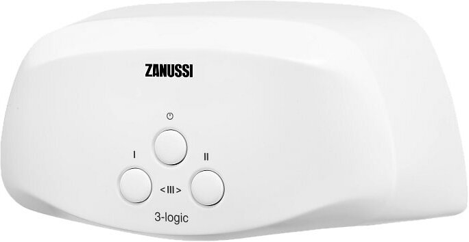 Проточный водонагреватель Zanussi 3-logic 5,5 TS душ+кран - фотография № 1