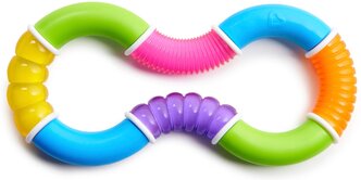 Прорезыватель-погремушка Munchkin Twisty Figure 8 Teether Toy