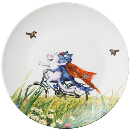 фото Тарелка закусочная русское поле 20,5 см lefard (104-712)