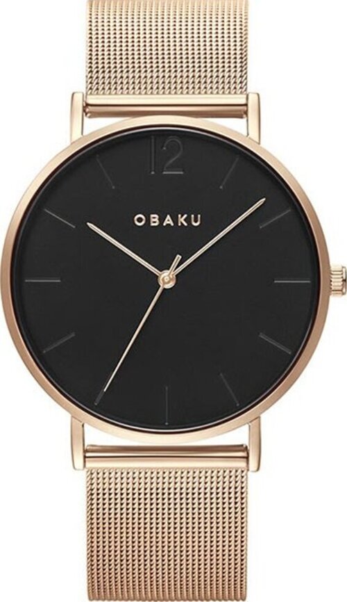 Наручные часы OBAKU V197GXVBMV, черный