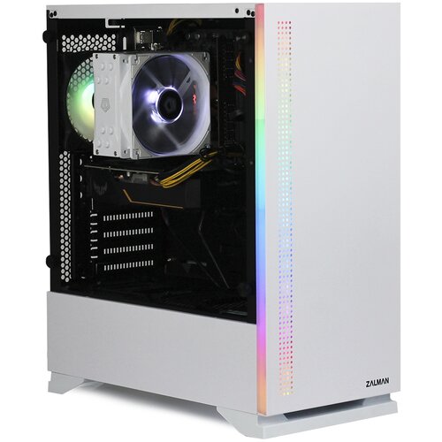 фото Игровой компьютер robotcomp ту-160м (004004) midi-tower/intel core i5 10400f/16 гб/240 гб ssd+1 тб hdd/nvidia geforce gtx 1650/windows 10 pro (без лицензии) белый