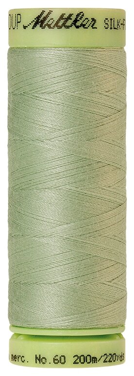 Нить для машинного квилтинга SILK-FINISH COTTON 60, 200 м 100% хлопок 1095 Spanish Moss ( 9240-1095 )