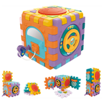 Бизиборд кубик сортер, развивающая игрушка для малышей от 1 года - изображение