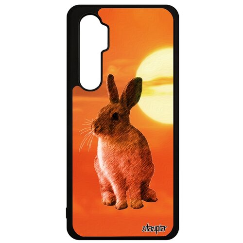 фото Чехол на телефон xiaomi mi note 10 lite, "кролик" пушистый животное utaupia