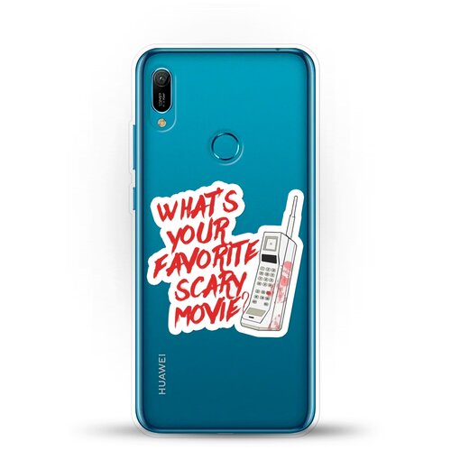 фото Силиконовый чехол scary movie на huawei y6 (2019) andy & paul