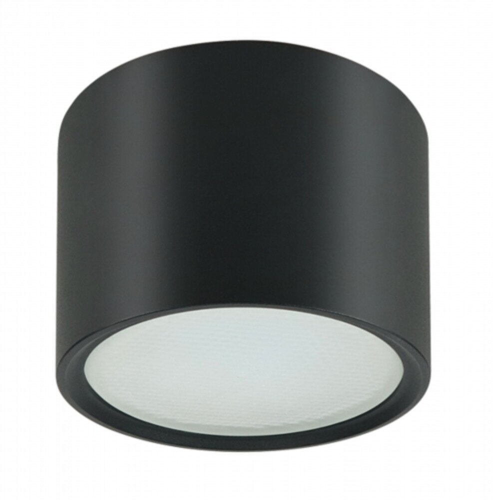 Накладной светильник под лампу Gx53, алюминий, цвет черный - фотография № 3