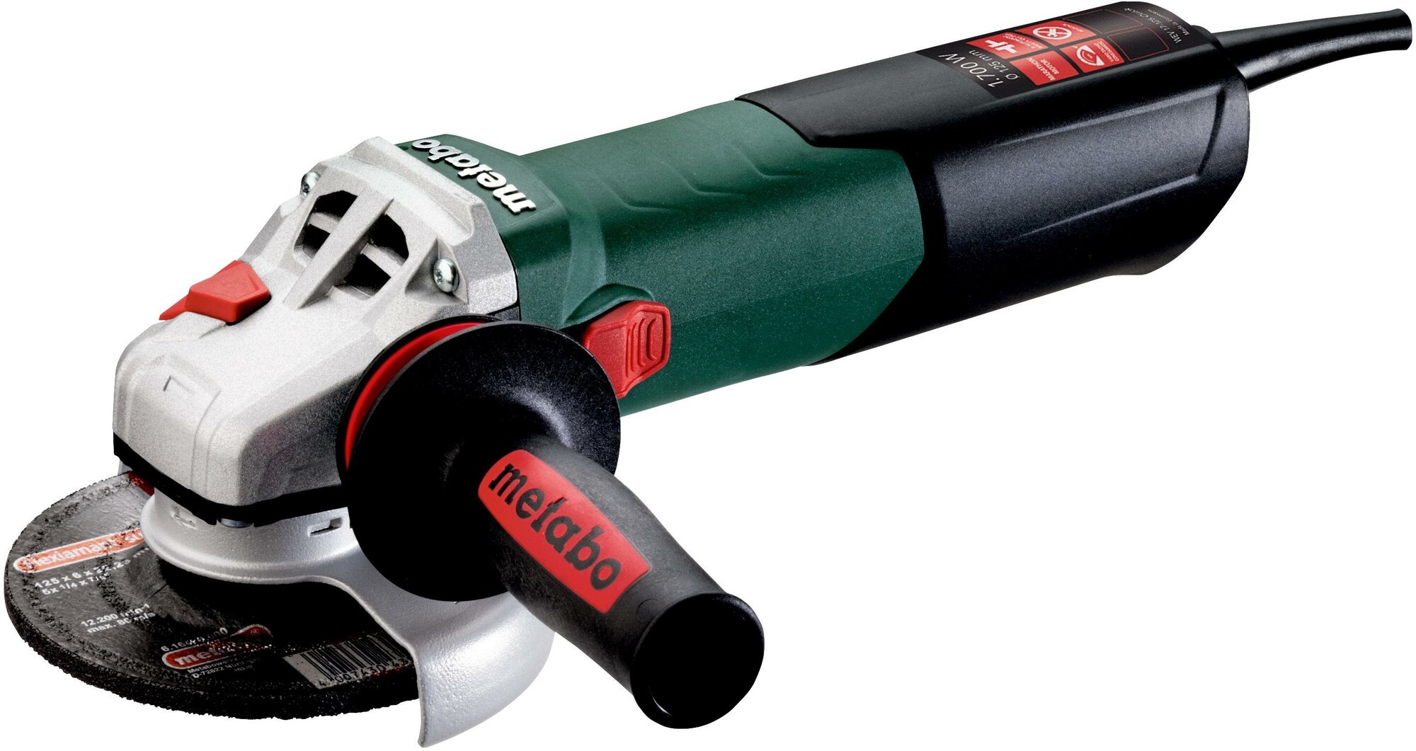 УШМ Metabo WEV 17-125 Quick (600516000), 1700 Вт, 125 мм - фотография № 8