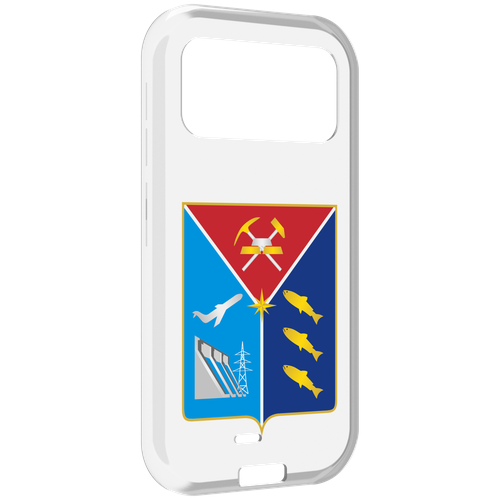 Чехол MyPads герб-магаданская-область для Oukitel F150 H2022 задняя-панель-накладка-бампер